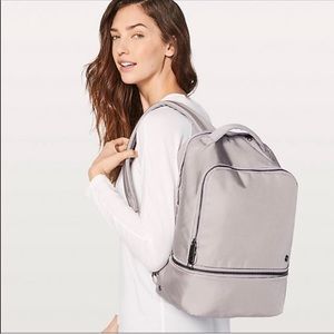 Lululemon city adventure backpack. Silver/grey